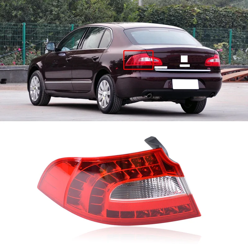 Задсветильник бампер CAPQX для Skoda Superb задний светильник онарь 2009 2010 2011 2012 2013 |