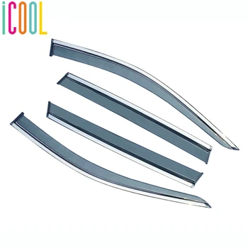 

Window Visor Car Rain Shield Deflectors Awning Trim Cover 4Pcs for Toyota RAV4 XA50 2019 2020 Exterior Accessories
