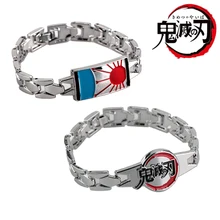 Аниме демон убийца Kimetsu no Yaiba браслет плетение Браслеты клинок демона подарок для мужчин женщин сумка автомобиля модные украшения