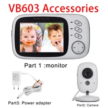 Аксессуары для радионяни 3,2 дюймов беспроводной видео цветной детский монитор адаптер питания камеры для VB601 VB602 VB603 VB605 Универсальный