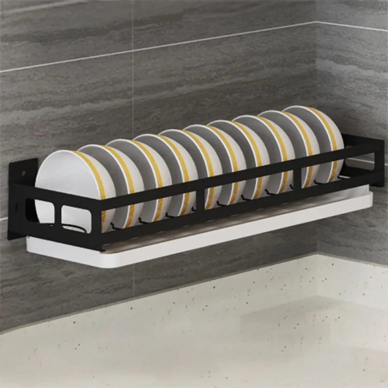 Free Of Punch Kitchen Shelving Wall Hanging Knife Rack Cutting Board Dishes Seasoning Black Storage Rack Free Of Punch Kitchen Shelving Wall Hanging Knife Rack Cutting Board Dishes Seasoning Black Storage Rack