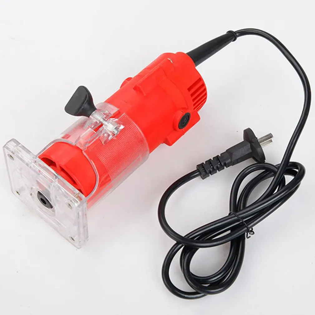 

850W 33000rpm Woodworking Electric Trimmer Router Edge Wood Clean Cuts Power trim router Lathe Live Center Taper Tool
