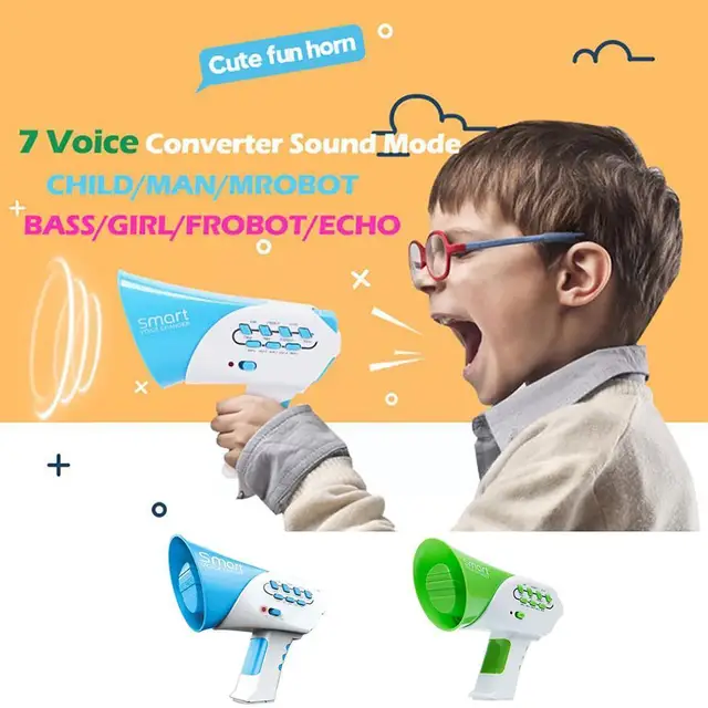 Children's Magic Voice Changer Funny Toy Multi-channel 5 Music Voice Loudspeaker Toy Kids Handheld Changer Fun V1r1 5