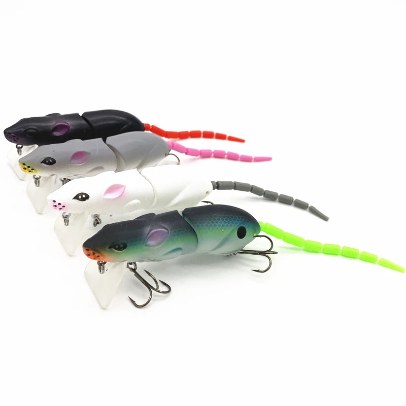 6CM 12.5g Simulation Mouse Fishing Lure Soft CrankBait Minnow Lure  Propeller Mouse Fishing Lure Whopper Plopper Bionic Bait - AliExpress