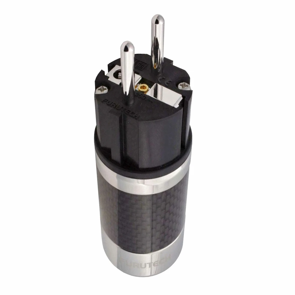 HIFI furutech fi e50 (R) 50 Дия schukostecker Edelstahl carbon plug adapter|Электрические вилки| |