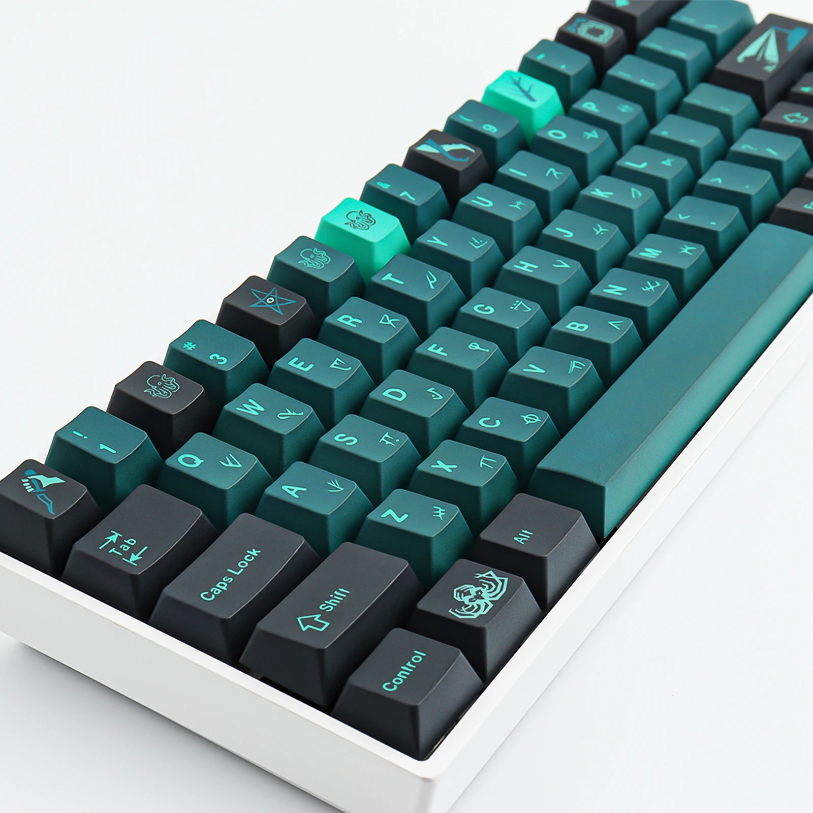 Pbt Keycap 137 Chaves Cherry Profile Dye-sub Personalizado Gmk Terror Abaixo Keycaps para Teclado Mecânico