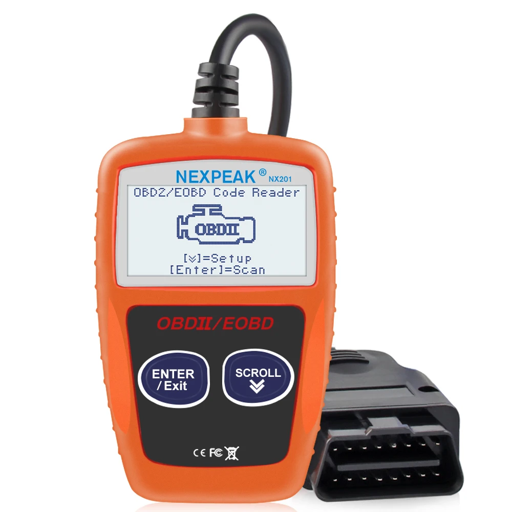 NX201 OBD2 сканер Код считыватель автомобиля MS309 Авто диагностический инструмент OBD 2
