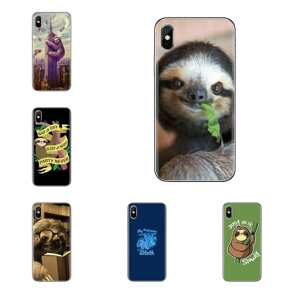 For Huawei Nova 2 3 2i 3i Y6 Y7 Y9 Prime Pro GR3 GR5 2017 2018 2019 Y5II Y6II Sloth Life Transparent Soft Shell Covers |