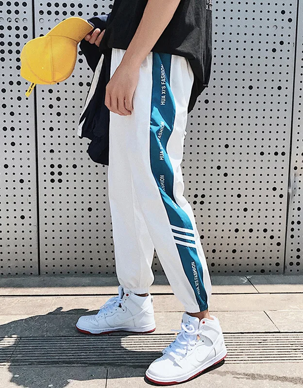 

Men's Trousers Casual Pants Men's Summer Korean-style Thin Camouflage Fashion Slim Fit Casual Pants Men's Beam Leg Men