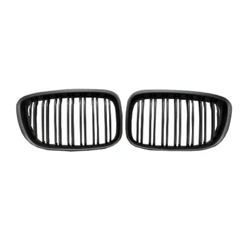 

Black Front Bumper Hood Kidney Grill Grille For-BMW F07 5 Series GT 520 528 530 535 550 2010-2017