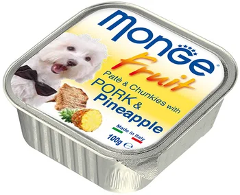

MONGE MONGE DOG FRUIT for adult dogs pate with pork and pineapple 100g