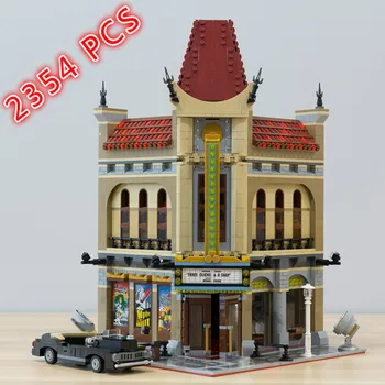 

In STOCK 2354PCS City Street Palace Cinema Model Building Blocks Set Bricks Compatible 84006 15006 10232 Gifts Toys Bricks