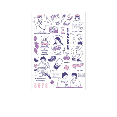 1 шт Kawaii стикер Bullet Journal стикер s Скрапбукинг пользовательские наклейки s Sumikko Gurashi дневник украшение стикер s - Цвет: 6