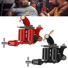 Татуировочный пистолет Профессиональный сплав катушка тату машина сильный мотор лайнер шейдер тату машина пистолет Перманентный макияж машина