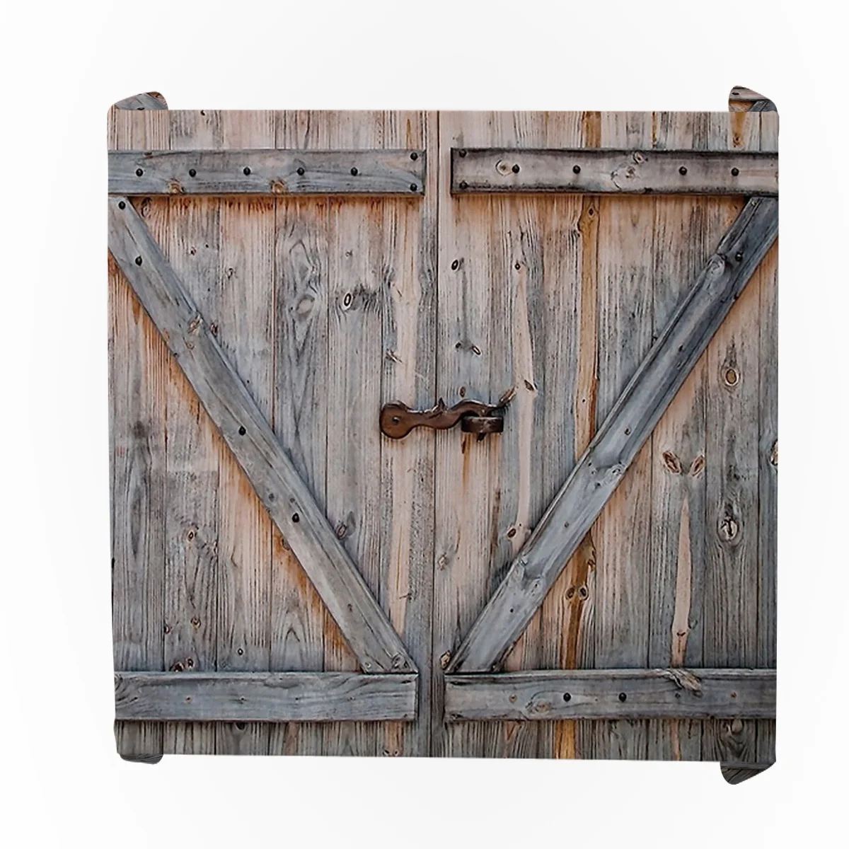 Wood Grain Barn Wood Door Lock Home Men Tablecloth For Table Table Cloths Stain Wedding Picnic Dinner Party Restaurant Country