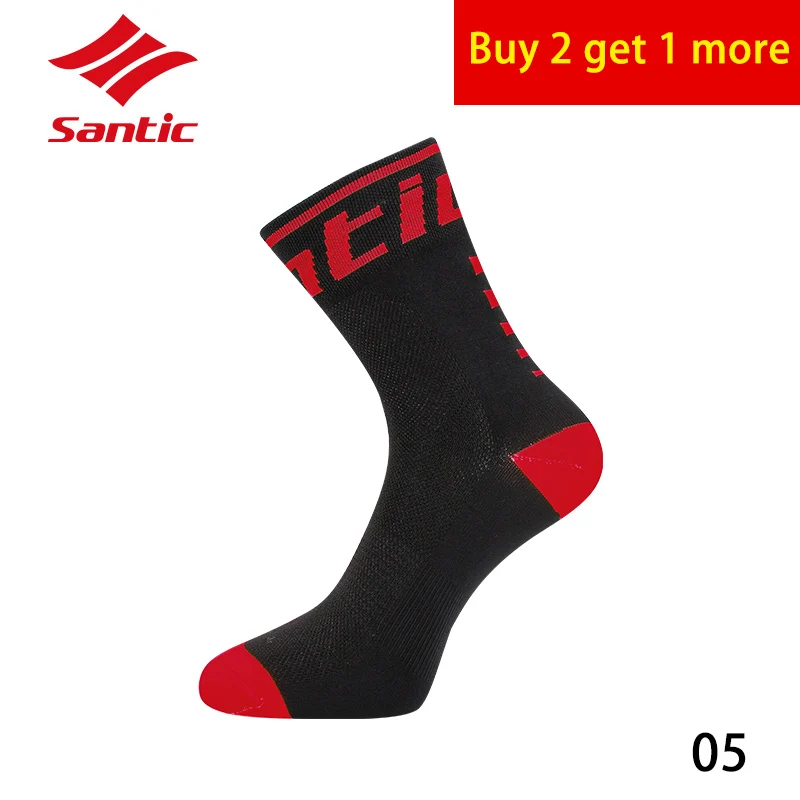 05-1 pair SANTIC pro велосипедные носки, мужские и женские носки, спортивные, анти-пот, дышащие, для бега, пешего туризма, носки для езды на велосипеде, Экипировка для мужчин t 13 стилей - Цвет: 05-1 pair