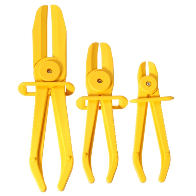 

3Pcs/Set Flexible Hose Clamp Kit Line Pipe Pinch Off Plier Brake Fuel Water Line