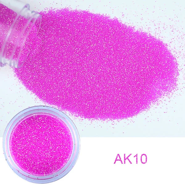 AK010 FlorVida 10 г ногтей Блеск пудра для напыления 24 Цвета Пигмент пудра для ногтей Дизайн Маскарад Блестящий глиттер порошок - Цвет: AK010