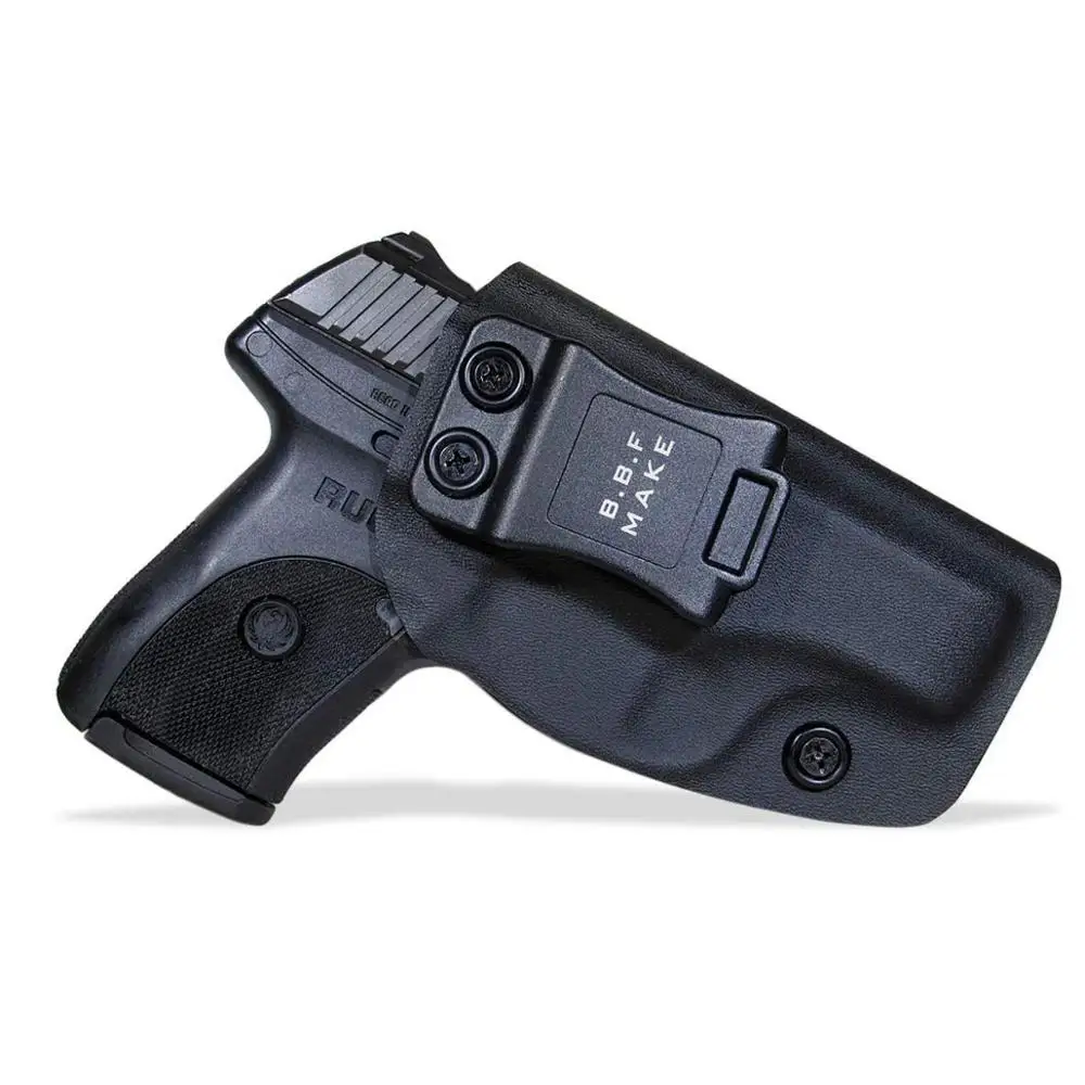 B.B.F Make IWB KYDEX под заказ подходит: чехол Ruger LC9 S для пистолета внутри скрытый пояс для переноски сумка для пистолета с зажимом для ремня - Цвет: Black Right Hand