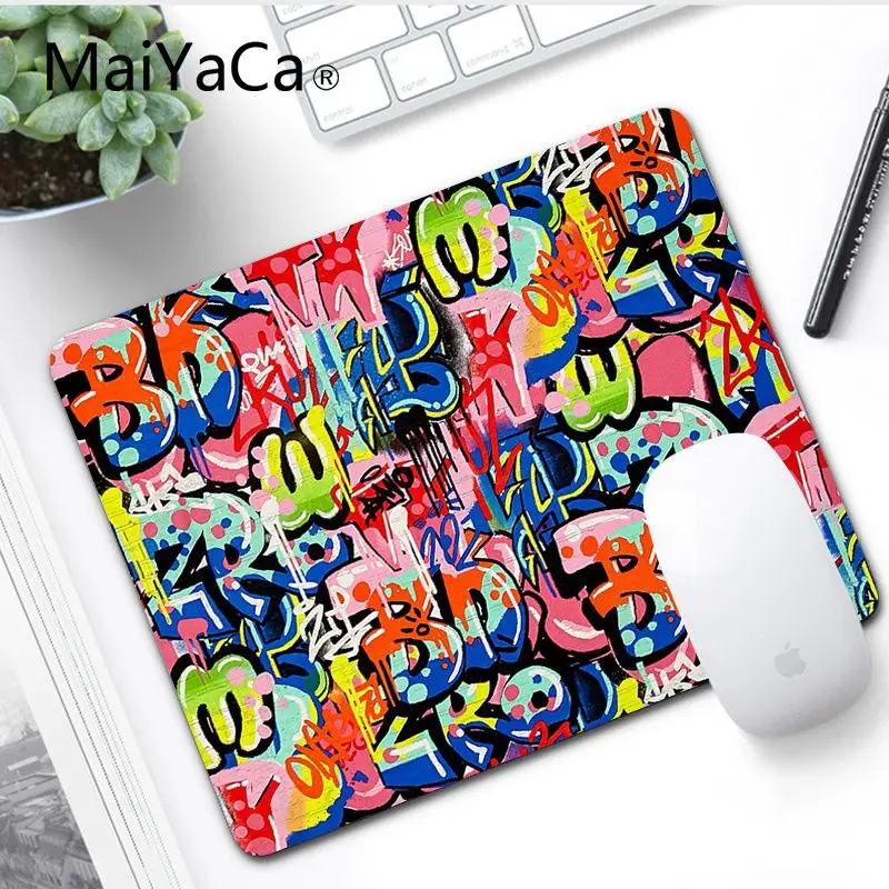 MaiYaCa игровой коврик для мыши нескользящий ПК уличное искусство Граффити красивый коврик для мышки в стиле аниме ноутбук игровой коврик для мыши