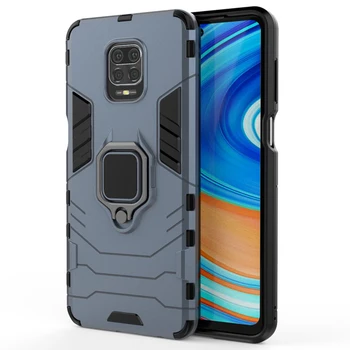 

100pcs Magnet Suction Armor Hard Case Kickstand Cover Shockproof with Stand For Xiaomi Redmi Note 9 Pro Max 9S 8 8A 8T 7 7A K30