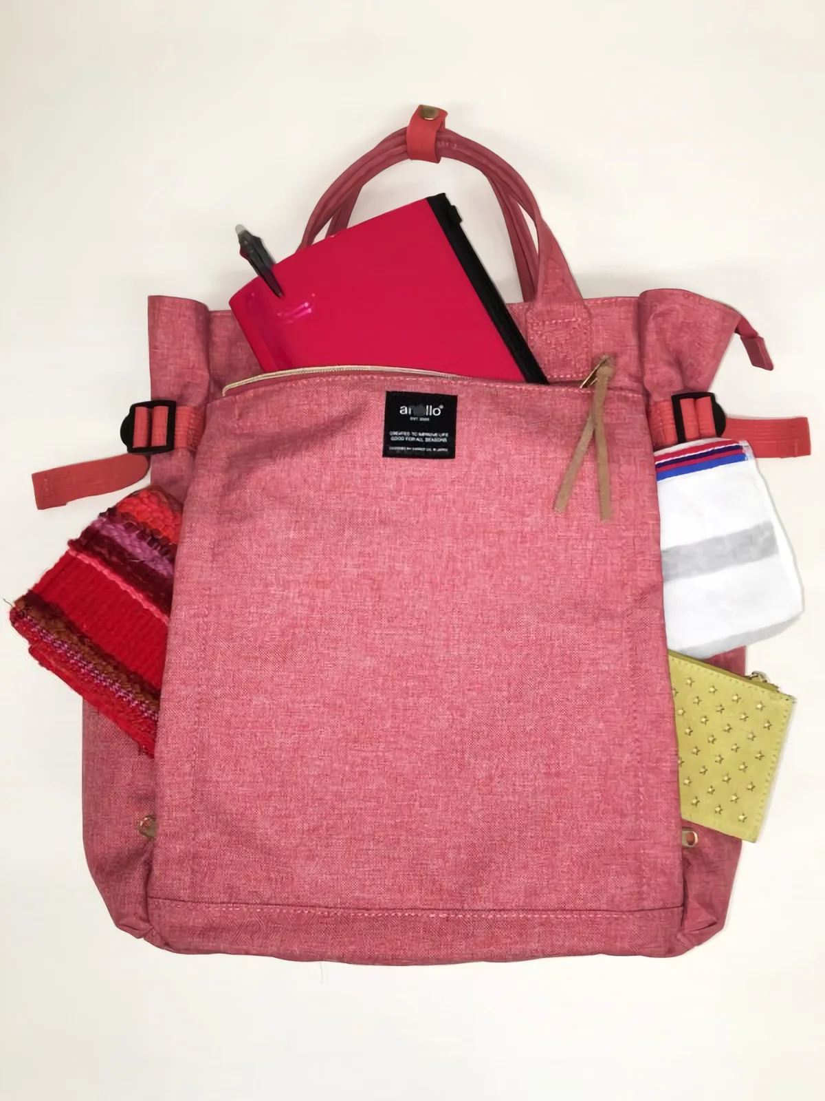 

Japan Lotte Backpack Hot Selling Japanese-style Multi-functional Backpack School Bag INS WOMEN'S Bag Network Red Packet