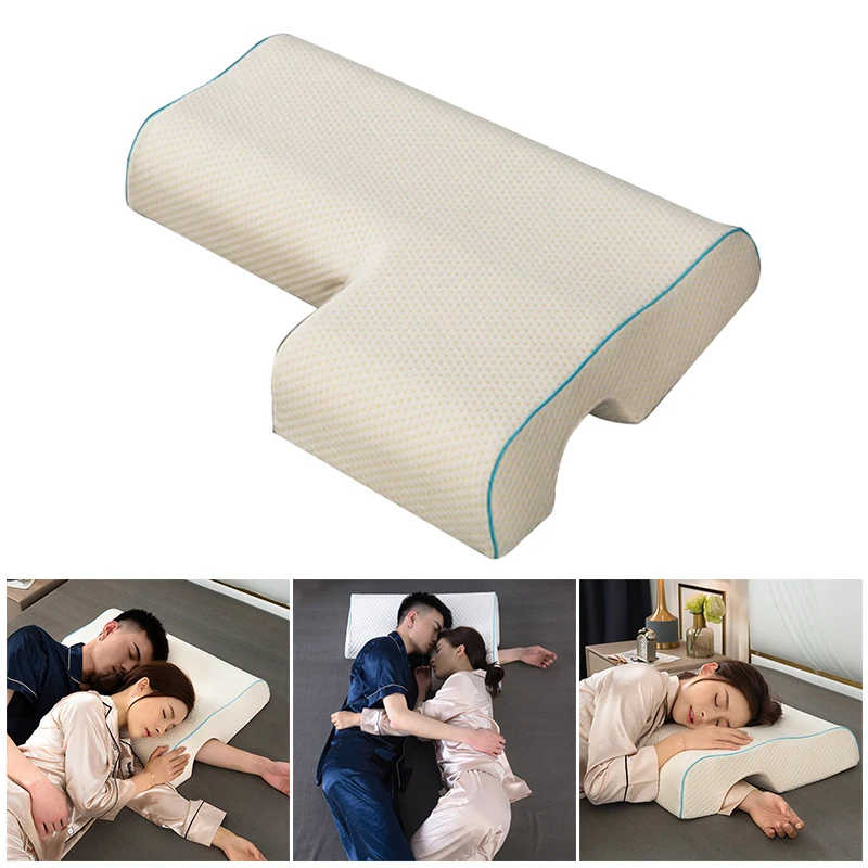 

Hot Couples Pillow Arched Cuddle Pillow with Slow Rebound Memory Foam for Arm Rest Hand Pillow XJS789
