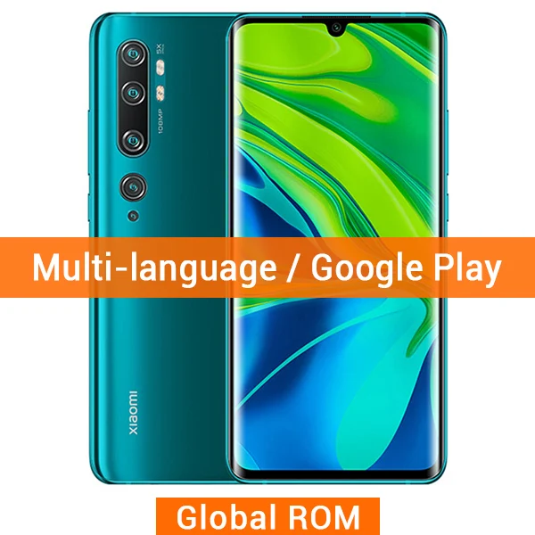 Глобальная ПЗУ Xiaomi Mi CC9 Pro 8 Гб 256 ГБ Snapdragon 730G смартфон 108MP Penta 5 камера 6,47 ''AMOLED изогнутый экран 5260 мАч - Цвет: Global ROM Green