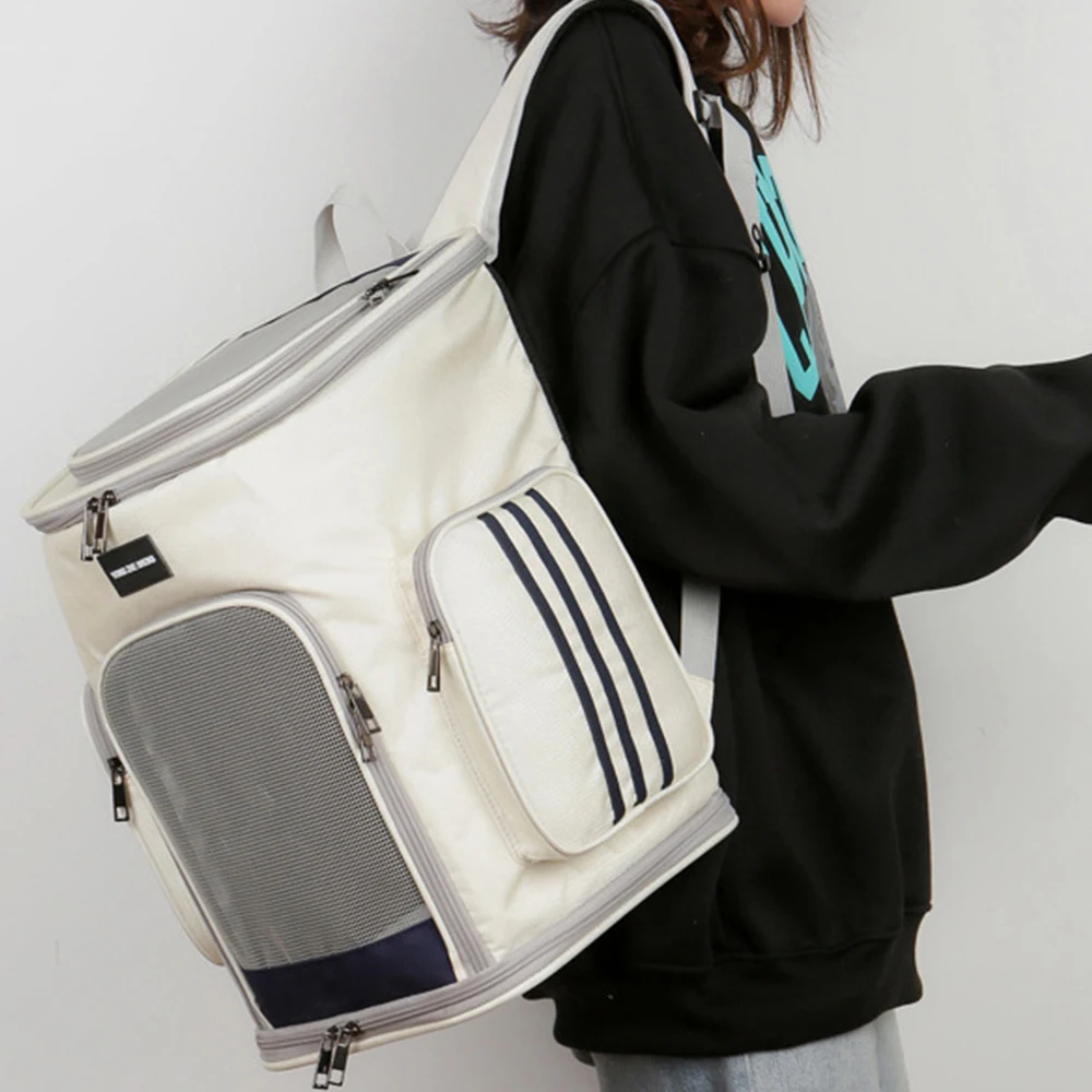 

Cat Backpack Portable Pet Cat Carrier Backpack Breathable Cat Travel Outdoor Shoulder Bag For Small Dogs Transportation Carrying