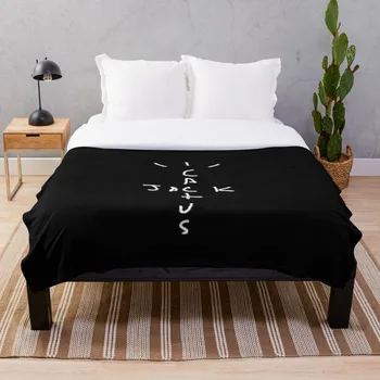 

travis album cactus Throw Blanket Soft Sherpa Blanket Bed Sheet Single Knee Blanket Office Nap Blanket