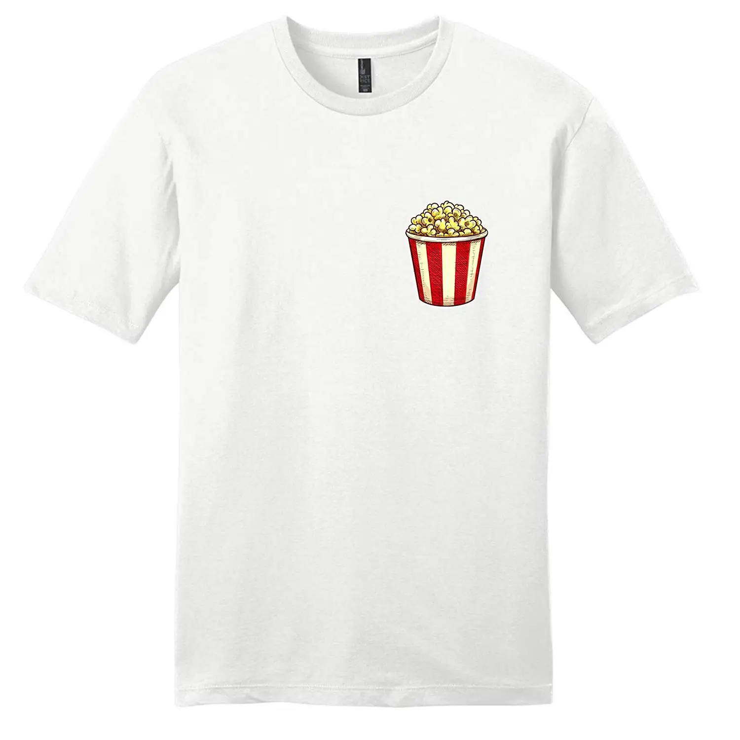 Popcorn Pocket Print-забавная футболка FGHFG Унисекс Мужская женская | одежда