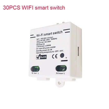 

30PCS EWelink Wifi Smart Switch Controller For Alexa Google Home