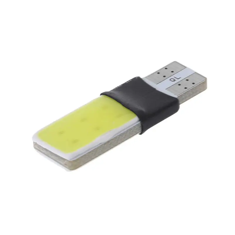 DC 12V T10 W5W 194 168 6W светодиодный Белый COB Canbus боковой светильник клиновидный
