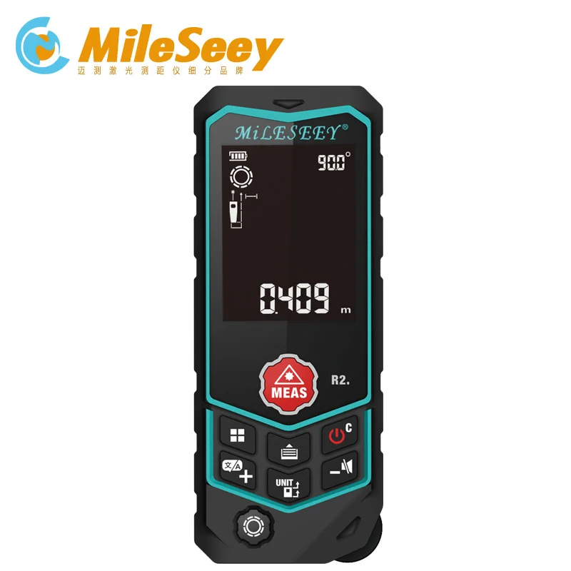 Mileseey Laser Distance Meter R2 Laser Rangefinder Laser Tape Range Finder ruler Diastimeter Curve dimension measurement