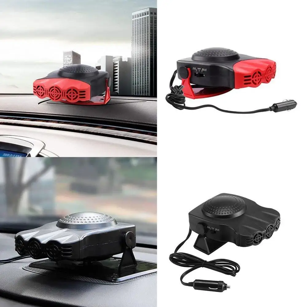 12V 150W Car Vehicle Cooling Fan Hot Warm Heater Windscreen Demister Defroster 2 in 1 Portable Auto Car Van Heater