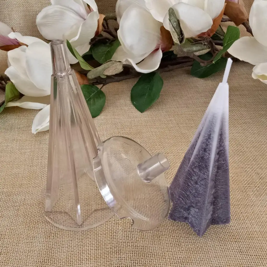 

DIY Cone Pentagon Hexagon Shape Candle Making Mould Polymer Clay Craft Mold for Handmade Candle Soap Making