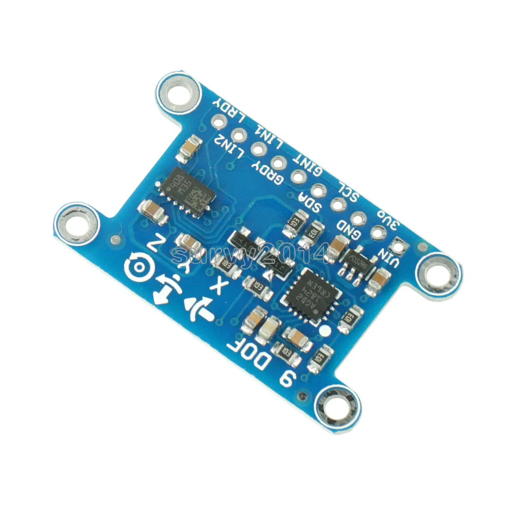 9 оси IMU L3GD20 LSM303D модуль 9DOF компас ускорение гироскоп для Arduino