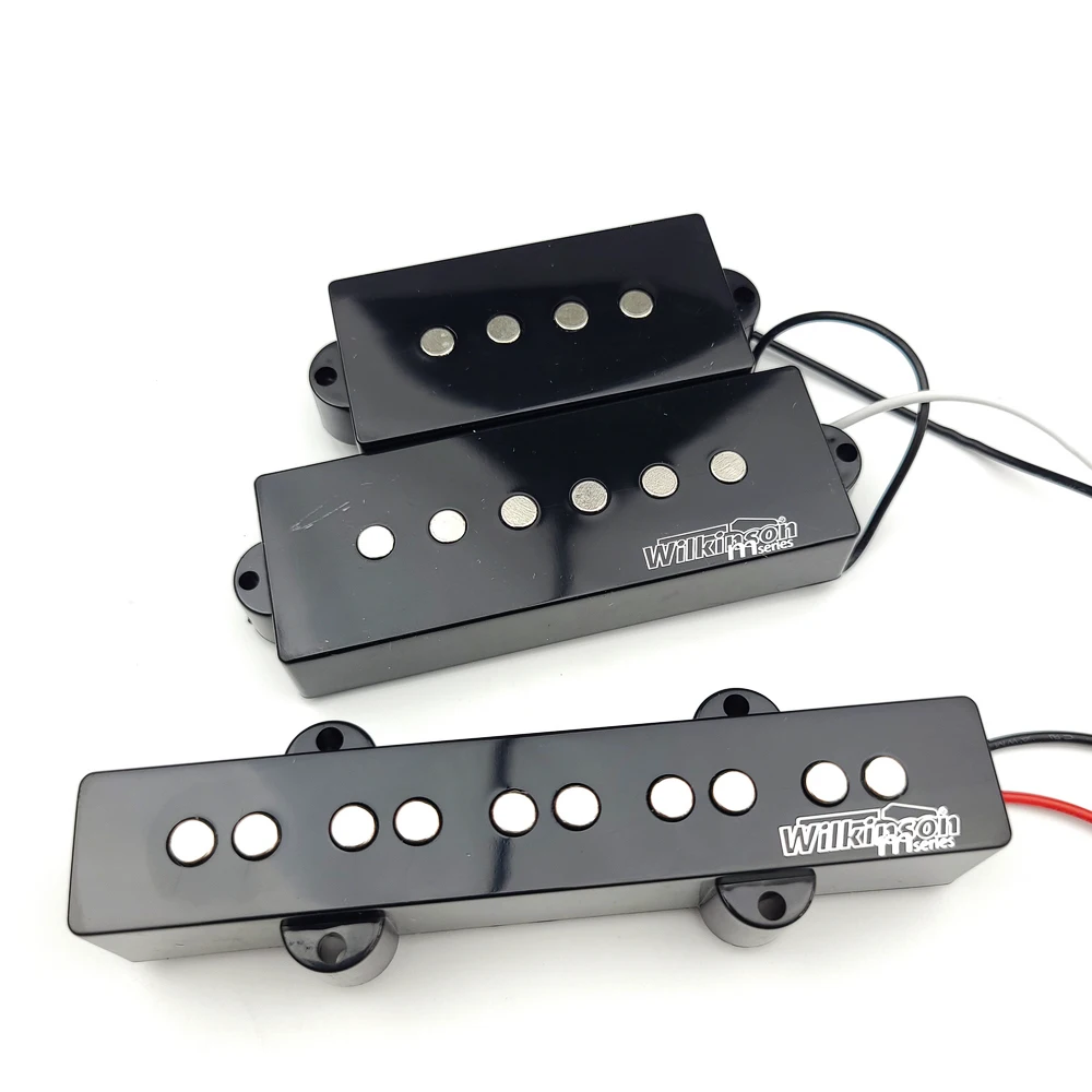 Wilkinson WOJB5b + WOPB5, 5 cuerdas JB, pastillas de bajo eléctrico, cinco cuerdas, pastillas de