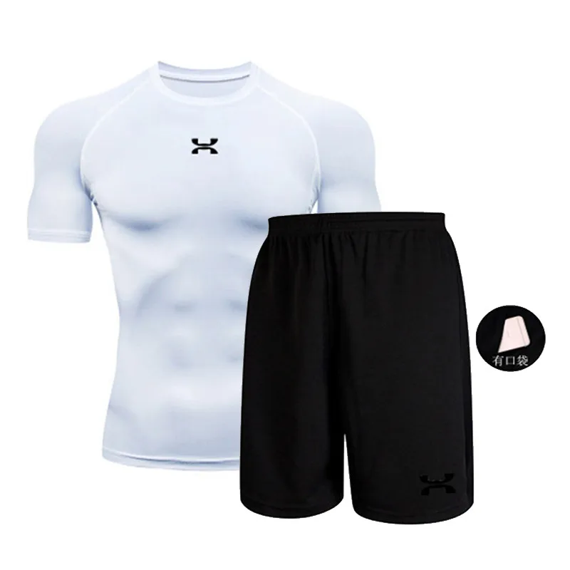 Фитнес мужские спортивные шорты для бега летние новые быстросохнущие шорты для бега одежда мужские футбольные теннисные тренировочные пляжные шорты - Цвет: 14