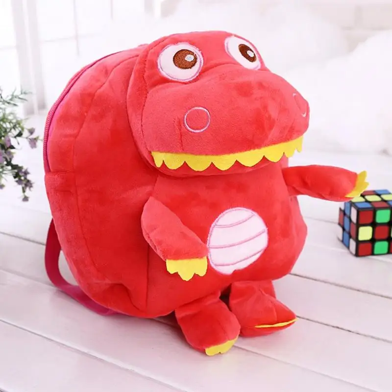 1-3Y Soft Mini Schoolbag for Kindergarten Student Plush Cartoon Frog Shape School Bag Backpacks Cute Satchel