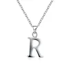 Fashion Jewelry Stainless Steel Link Chain Letter R Pendants Necklaces Fine Women Wedding Party Gift 2*2.5cm No chain 3