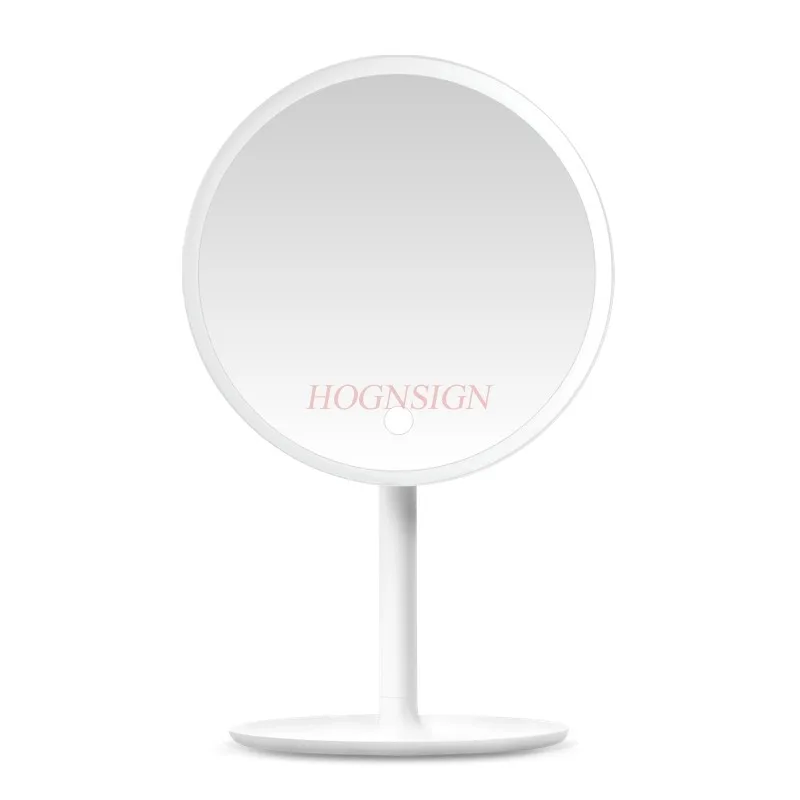 

Led Makeup Mirror Desktop Lamp Charging Dressing Table Dormitory Desktop Fill Light Network Red Mirror Stepless Dimming Sale