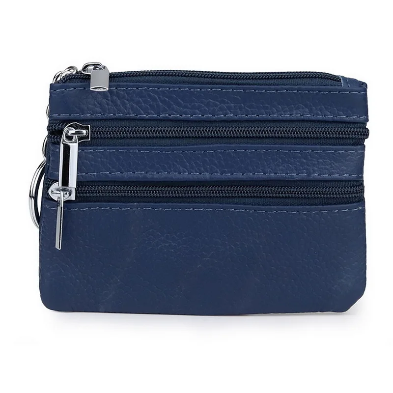 

2020 Leather Women Wallet Clutch One Two Zip Female Short Small Coin Purse Brand New Design Soft Mini Card Cash Holder