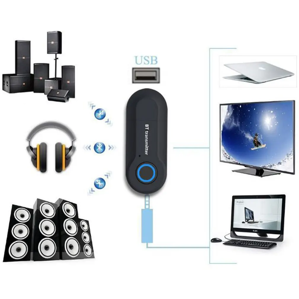 GT-09 стерео магнитола с Bluetooth V4.0 Bluetooth стерео аудио беспроводной передатчик 3,5 мм аудио порт