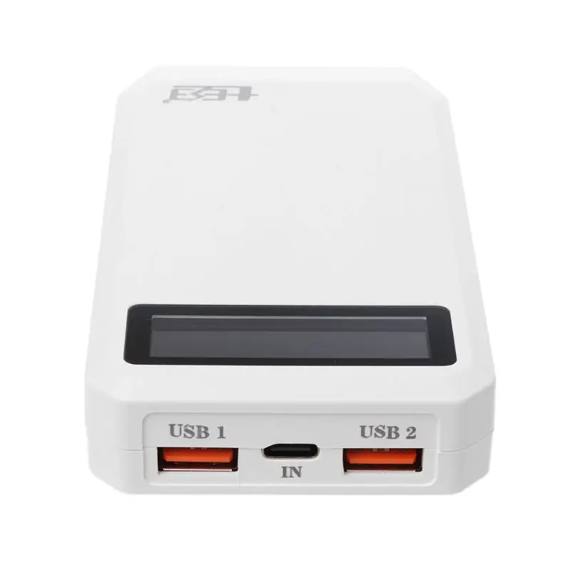 Без батареи) Двойной USB QC 3,0+ Тип C PD выход 3x18650 батареи DIY power Bank Box держатель Чехол быстрое зарядное устройство для мобильного телефона