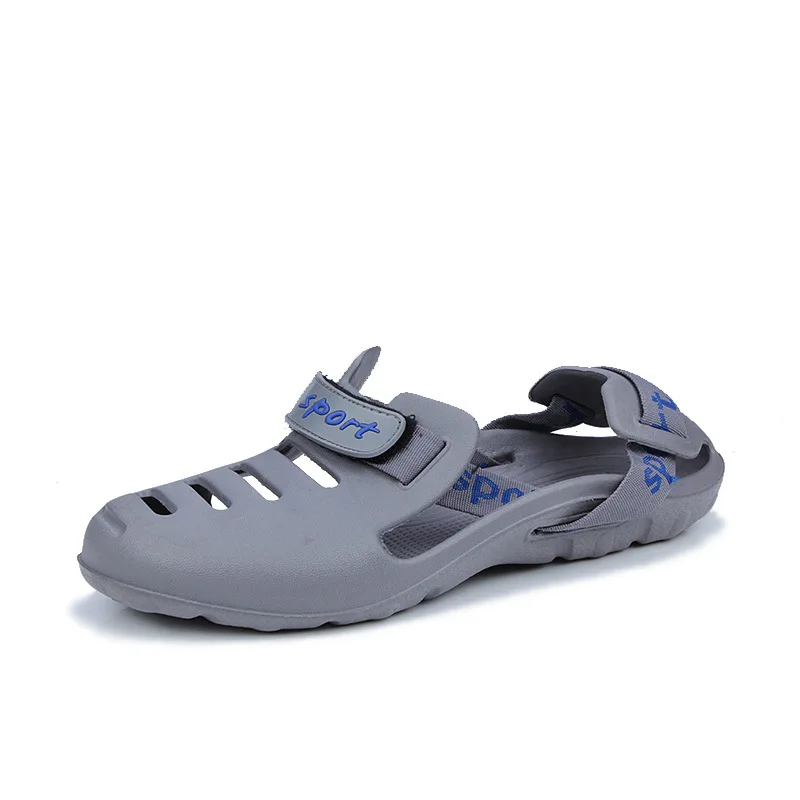 

Hole Men's Baotou Slippers Beach Casual Summer Korean Version Of The Trend Of Breathable Soft And Comfortable Men's Slippers