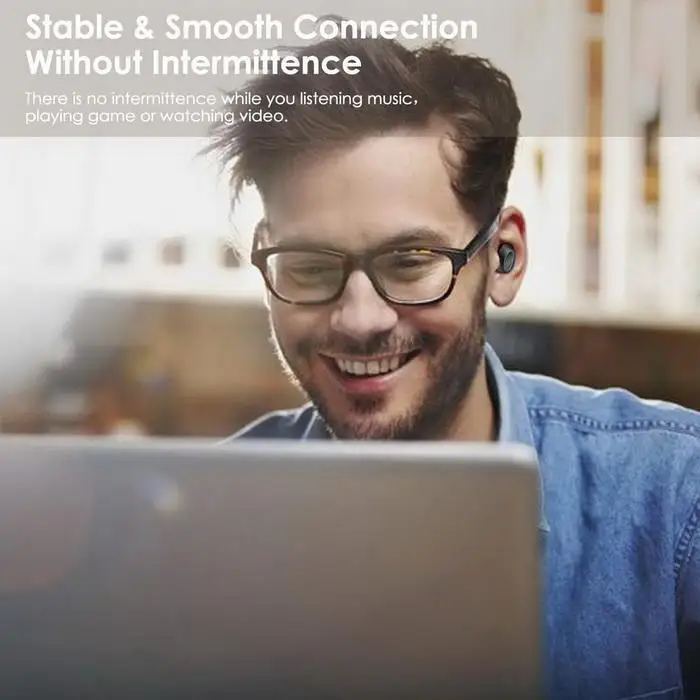 TWS гарнитуры длинный режим ожидания беспроводной Bluetooth 5,0 наушники-вкладыши мини музыкальные наушники с зарядным чехлом Встроенный микрофон наушники