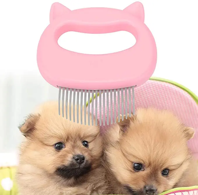 Cat Combs Grooming Massage Brush for Kitten Kitty Floating Hair Remover Handle Comb with Shell Shape Cat Grooming Supplies Cat Combs Grooming Massage Brush for Kitten Kitty Floating Hair Remover Handle Comb with Shell Shape Cat Grooming Supplies