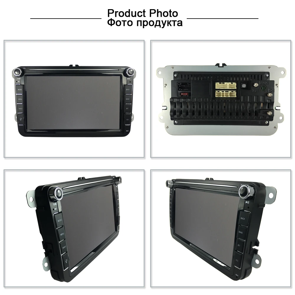 4G+64G 2 Din Android Car Radio multimedia For VW Volkswagen Skoda Octavia golf 5 6 touran passat B6 polo Jetta 2Din car stereo