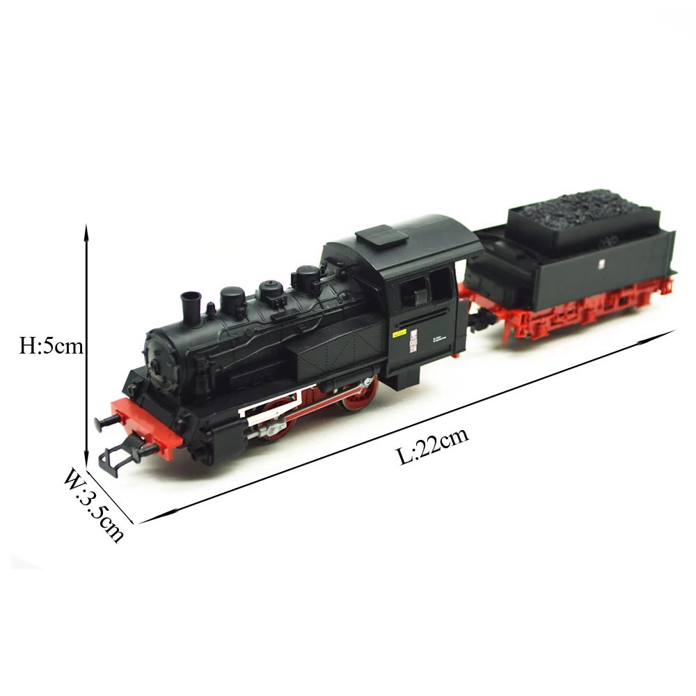 

1PC HO 1/87 Scale Model German Initial European Steam Locomotive Train For Diorama Architecture Railway Landscape Layout Kits